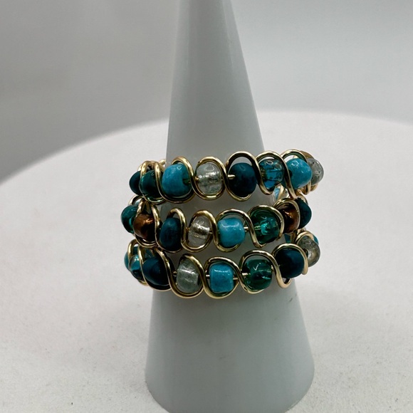 Stackable beaded rings. - Picture 4 of 12